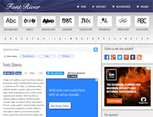 Tablet Screenshot of cz.fontriver.com