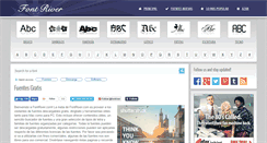 Desktop Screenshot of es.fontriver.com