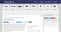 Desktop Screenshot of fontriver.com