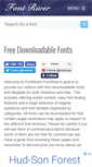 Mobile Screenshot of fontriver.com